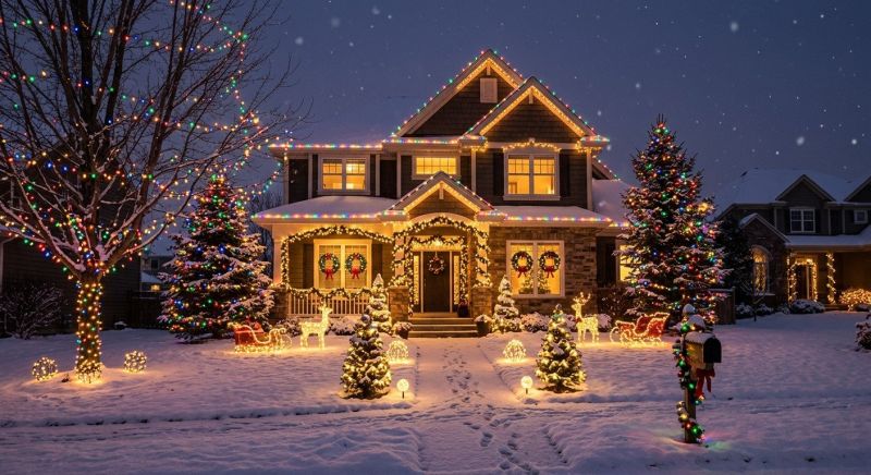Holiday Lights Installation in Roswell, GA